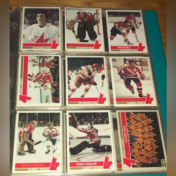 1991 1992 Canada cup 76 Complete Hockey Card Set​​​ - Picture 2 of 2